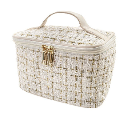 White Fashion Cosmetic Bag
